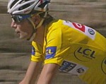 Frank Schleck pendant la 16me tape du Tour de France 2008